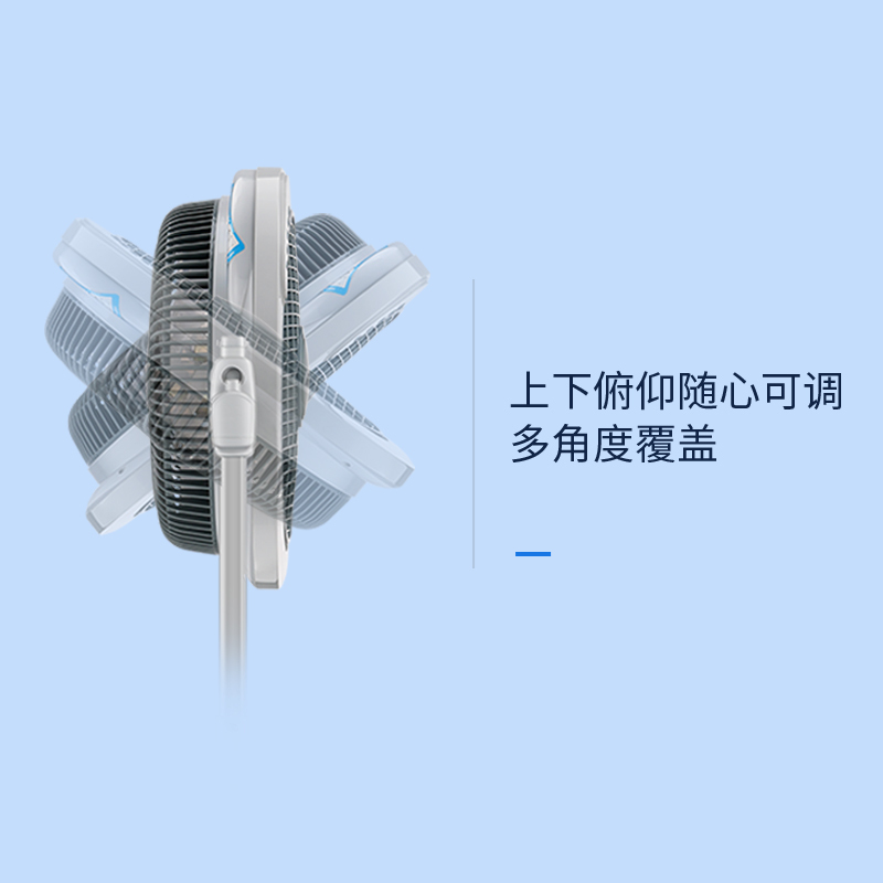 长虹落地扇电风扇学生升降扇台式办公鸿运扇立式定时转页电扇 机械款+3米线