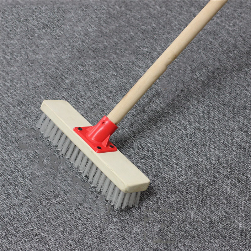 定制木质长柄硬毛地刷家用卫生间厨房洗地刷子浴室地板清洁刷