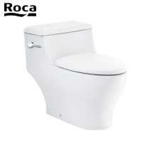 ROCA/乐家卫浴 新芝加哥喷射虹吸式连体坐便器缓降盖板家用抽水马桶地排300MM
