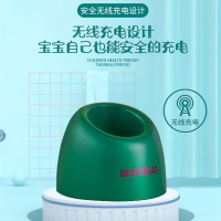 杯具熊非插入式安全充电儿童电动牙刷充电软毛3-6-13岁宝宝小孩旋转自动牙刷2个刷头