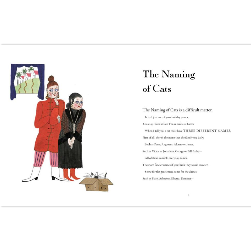 [正版]老负鼠的猫经 怪猫故事集 英文原版 Old Possum’s Book of Practical Cats 艾高清大图