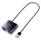 山业(SANWA SUPPLY) 袖珍型USB 黑色 集线器 USB-HUB239BK(单位:个)