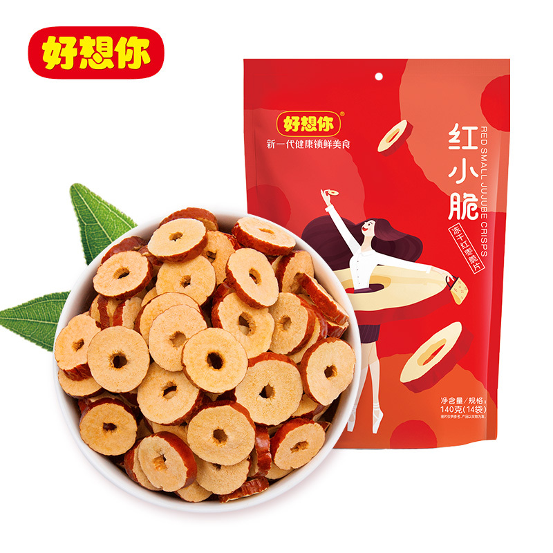 好想你 140g 红小脆(冻干红枣脆片)高清大图