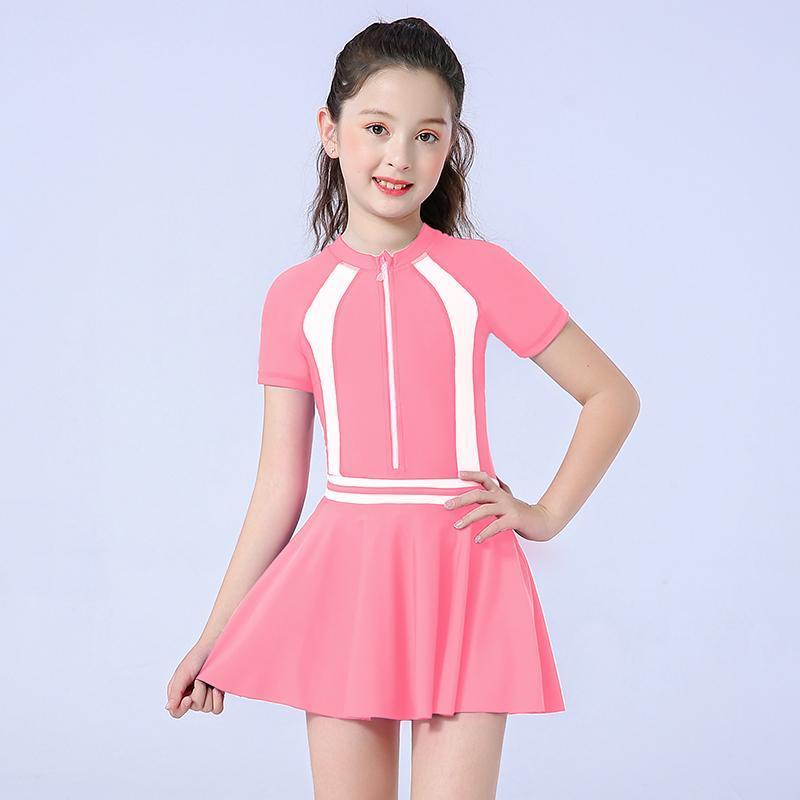 个人店其他品牌婴童泳装 儿童泳衣女 女童2020新款洋气连体防晒中大童