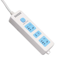 SAICKG SCC8-10720D 二位5孔 一位2孔 1.8M 2500W 插排(单位:个)蓝白