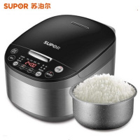 苏泊尔(SUPOR) 电饭煲4L麦饭石内胆耐用大火力触控口感可选智能电饭煲电饭锅 香弹煮 拉丝金属机身 40FC858