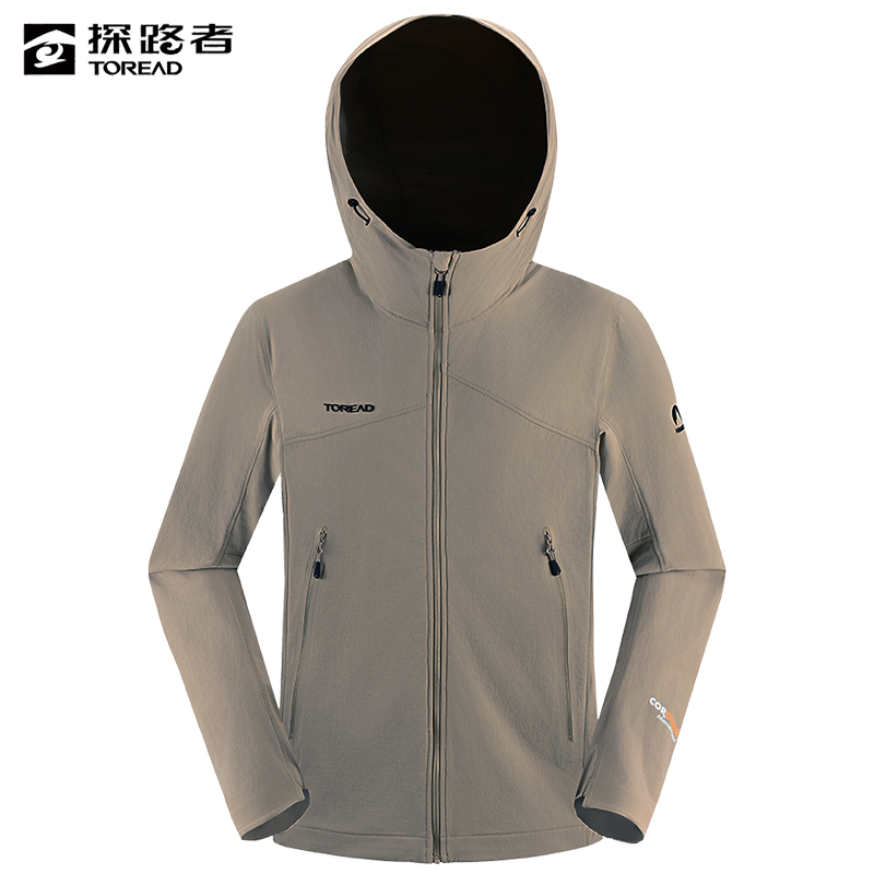 探路者 男式软壳外套CORDURA TAEEAN81051/件高清大图