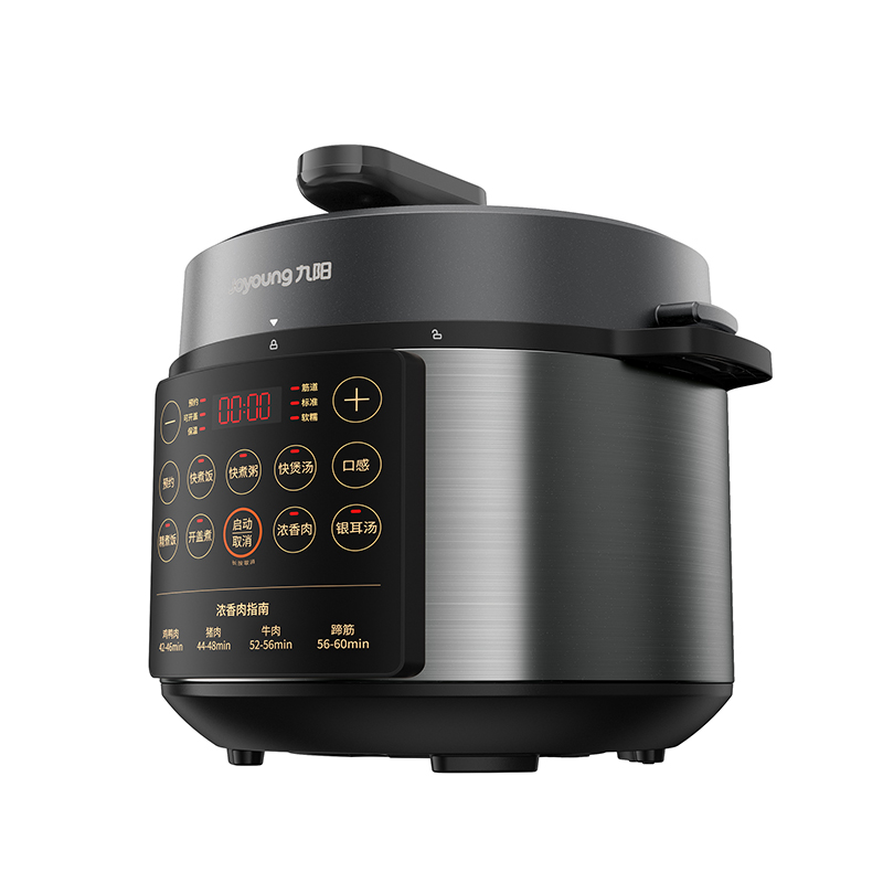 九阳电压力煲Y-50C37 雅黑双胆12-24小时预约液晶显示1000W大容量家用高清大图