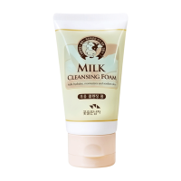 韩国进口SOMANG所望牛奶洗面奶清洁保湿舒缓肌肤洁面乳液100ml