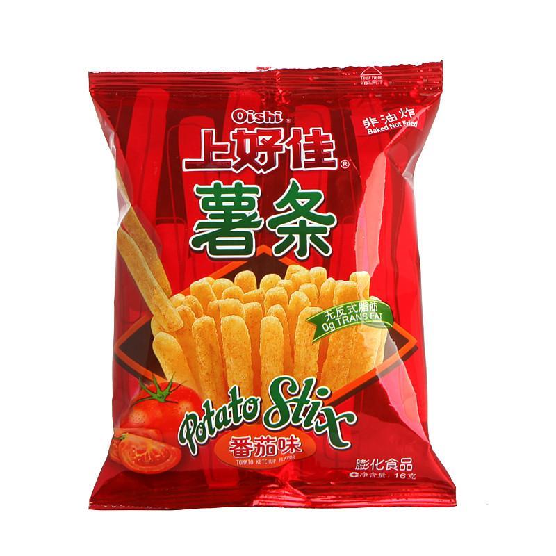 上好佳 非油炸 番茄味薯条 16g/袋