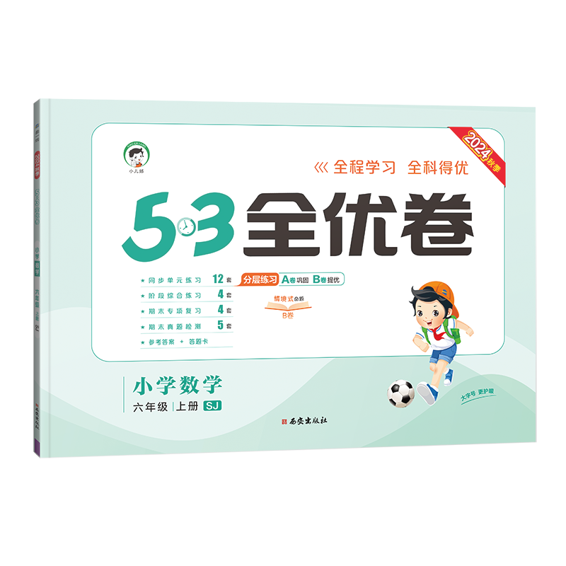 数学 人教版 六年级下 [正版]2024新版53全优卷一二三四五六年级上下册语文数学试卷三上测试卷人教版苏教版同步全优高清大图