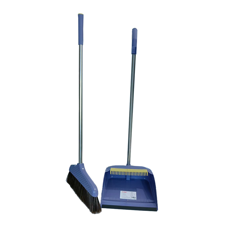 炯毅 扫把簸箕套装组合家用软毛扫帚笤帚扫地地刮卫生间两件套 套撮 加粗杆 套