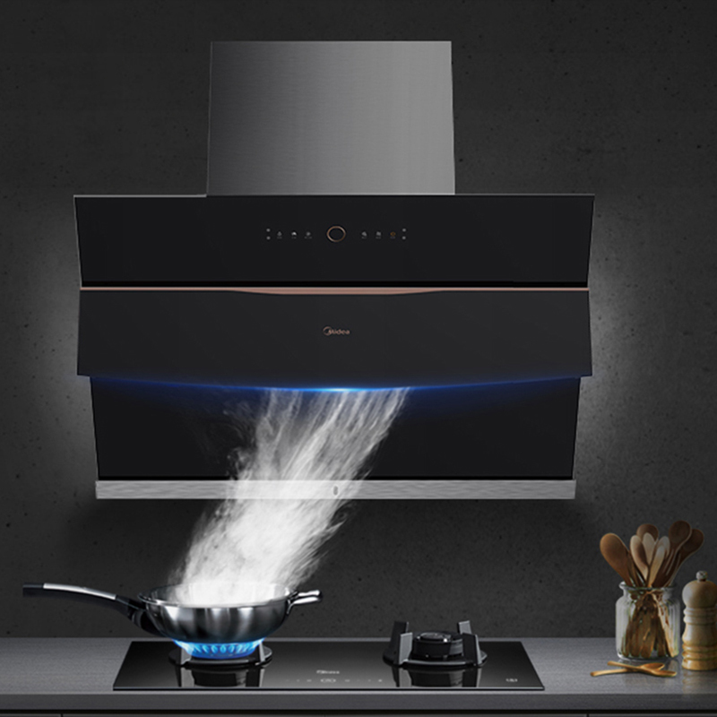美的(Midea)CXW-280-B63S 侧吸式抽油烟机17/19立方宽屏大吸力家用抽油烟机自动开合 单位:台