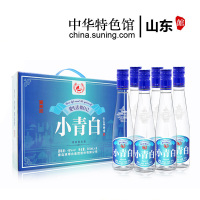 [中华特色] 山东馆 琅琊台 小青白礼盒245mL*6瓶 白酒46度 粮食酒 送礼小瓶礼盒箱装浓香型 华东