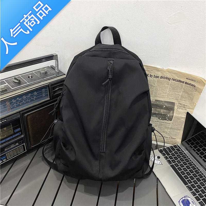 封后高中生书包男大学生电脑背包时尚潮流背包男休闲旅行双肩包大容量学生书包