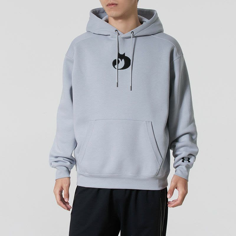 安德玛(under armour)男装新款运动服跑步健身户外休闲套头衫舒适透气卫衣6012755-001 ZP图片
