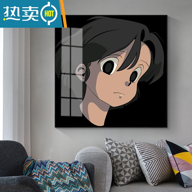 敬平潮流挂画动漫AOKIZY装饰画潮牌二次元客厅卧室床头墙面壁画装饰画高清大图