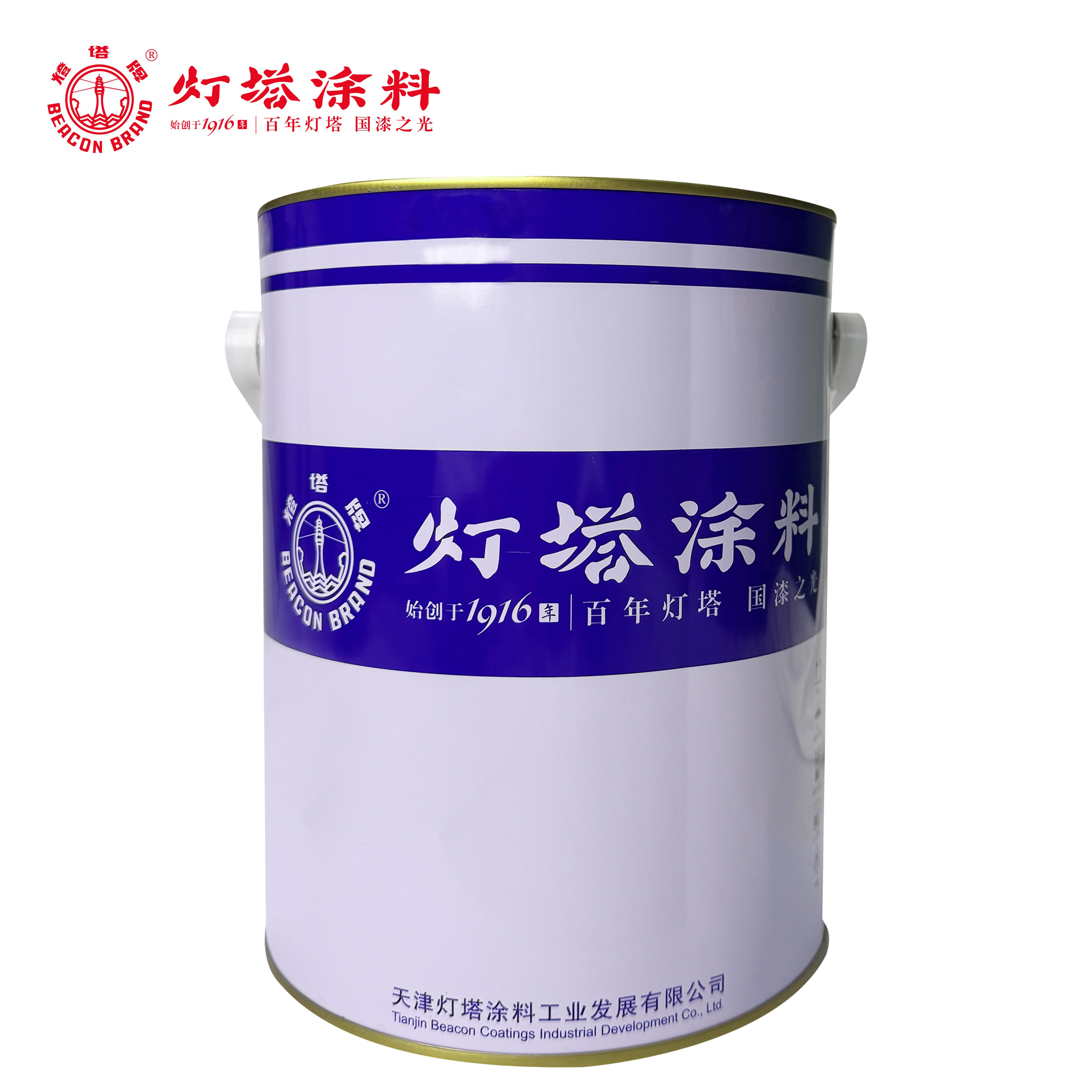灯塔牌 醇酸调合漆(黑色)3kg 桶高清大图