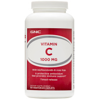 GNC 健安喜 维生素C片增强免疫力 维生素C美白 1000毫升 180片/瓶 美国进口