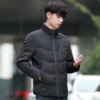 花花公子贵宾冬季新款男士羽绒服轻薄款韩版修身短款潮流帅气冬装衣服外套