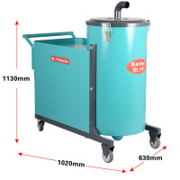 广东服装厂用吸棉絮线头碎布用380V大容量吸尘器纺织厂用吸尘器