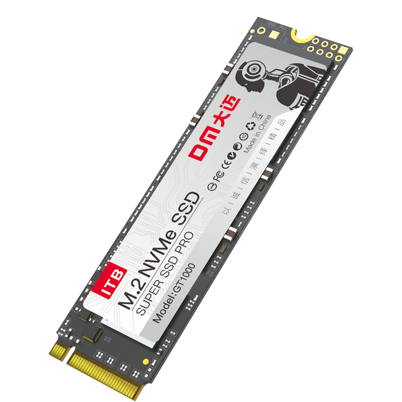 大迈(DM)GT1000-1TB M.2接口 2280NVME协议PCIE通道 SSD固态硬盘 (计价单位:个) 灰色高清大图