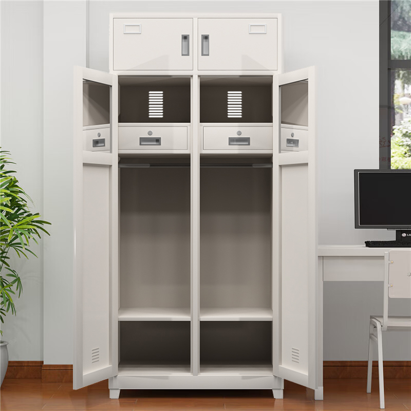 富路达士官内务柜铁皮柜物品储物柜宿舍双门士兵内务更衣柜高清大图