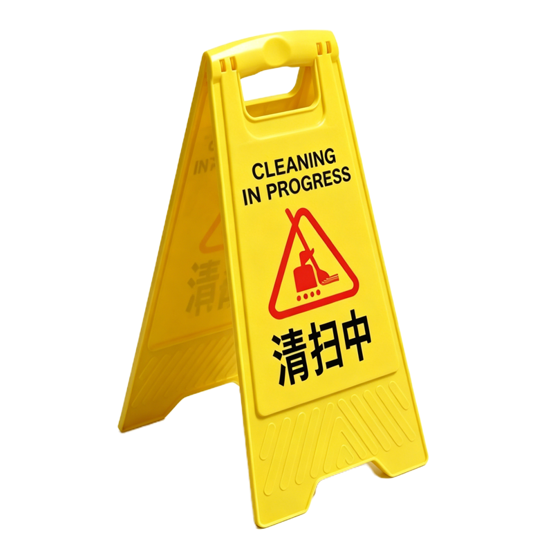 伽隽 提示牌 清扫中 张高清大图