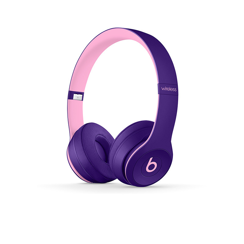 MRRJ2PA/A Beats Solo3 Wireless 头戴式耳机 Pop Collection – Pop 紫