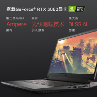 戴尔DELL G15游戏本15.6英寸游戏本做图设计学生笔记本电脑 (十代八核i7-10870H 16G 1T固态 RTX3060/6G 100%色域 165Hz电竞屏) 定制