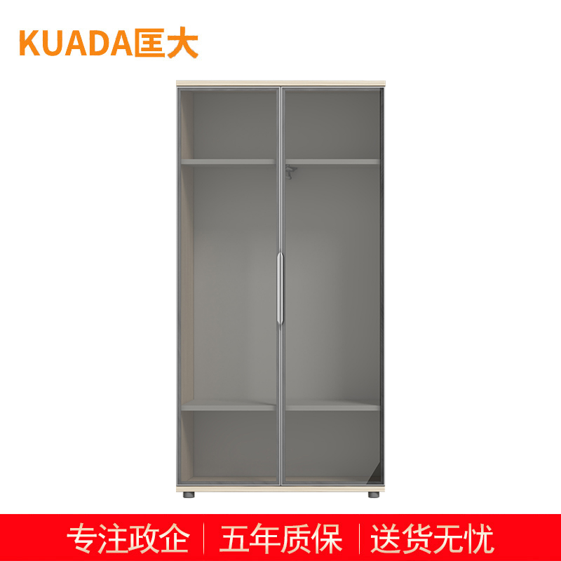 匡大 办公柜储物柜资料柜 两门玻璃办公柜 KDT-13F1008