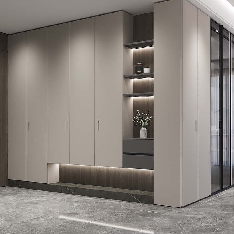 木纹系列e科凡全屋定制电视柜书柜橱柜衣柜卧室衣帽间柜子