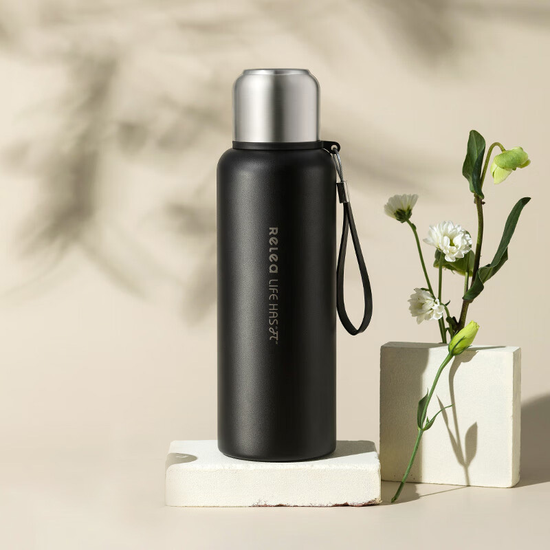物生物保温杯1000ml分离茶水JV012243-1000-BS00/ES00(颜色随机)高清大图