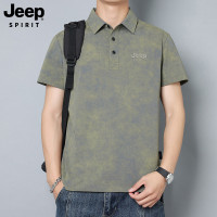 Jeep spirit 短袖男夏季宽松商务休闲polo衫男装翻领薄款半袖T恤