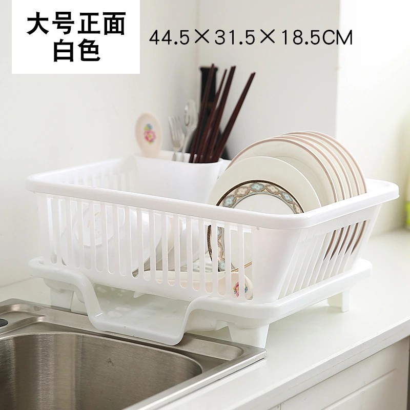 9.9 厨房沥水碗架单层 厨房碗筷收纳置物架厨房 沥水碗架塑料收纳层架 三维工匠高清大图