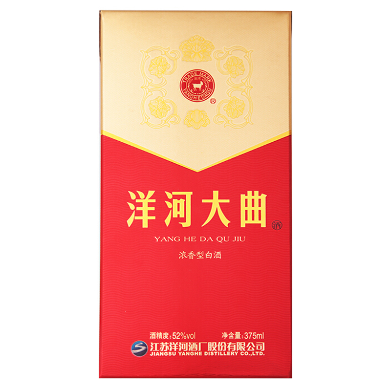 洋河(YangHe)洋河大曲 52度 375ml*6 整箱装 浓香型白酒高清大图