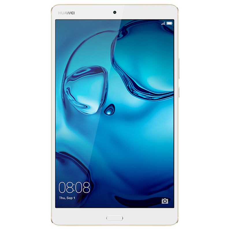 华为(HUAWEI) M3 8.4英寸平板电脑通话版(2K高清屏 麒麟950 哈曼卡顿音效 3G+64G 日晖金 大唐)