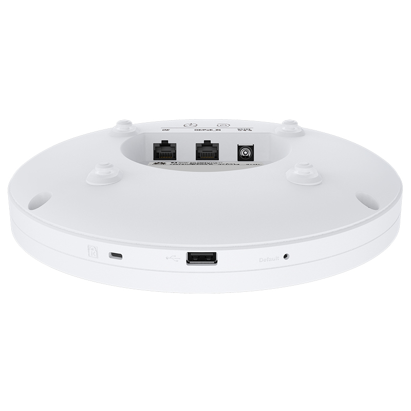 华为(HUAWEI)AE5761S-21企业级千兆双频无线AP WiFi 6吸顶型 2GE口/带机70/覆盖27米