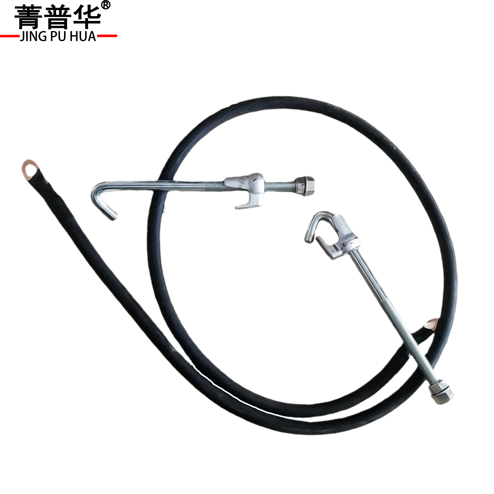 铜导线回流线70平方带卡具高清大图