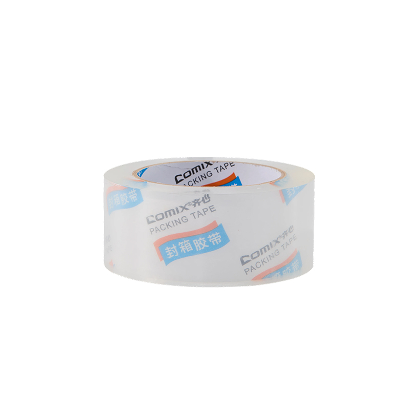 齐心 ZB0041 封箱胶带 48mm*100y*50um 6卷/筒 高透明 1筒装高清大图