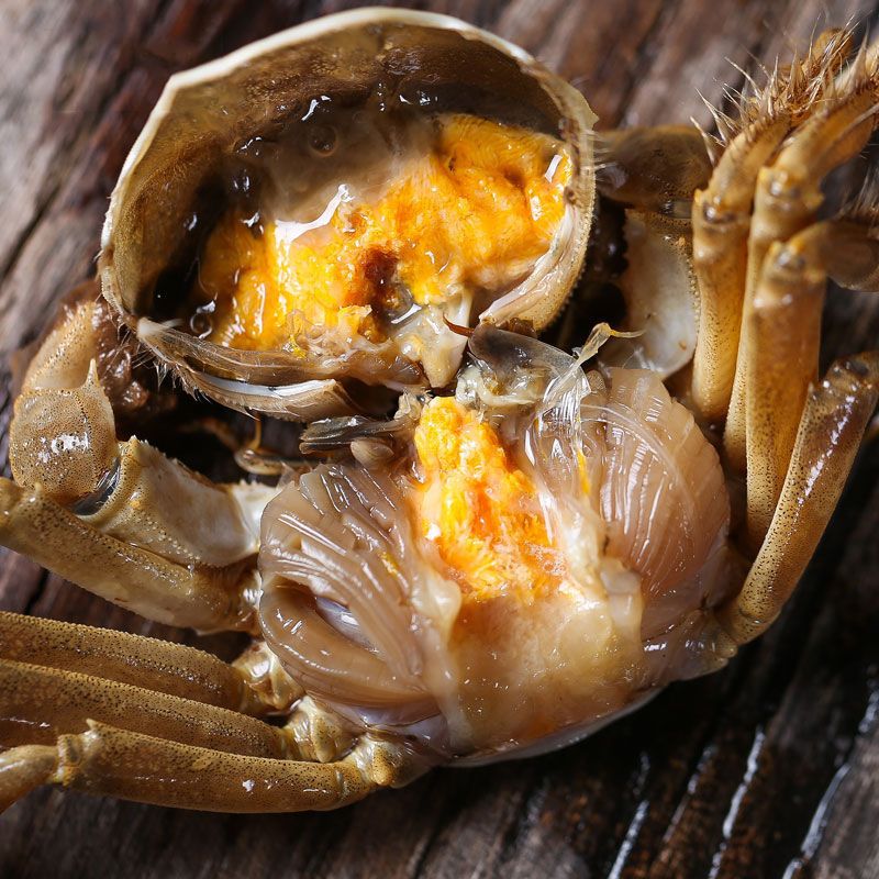 醉毛蟹900g醉蟹开罐即食酱油蟹腌螃蟹酱香罐装醉河蟹宁波海鲜