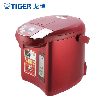 虎牌(tiger)电热水瓶电水壶智能速热开水日本原装进口保温瓶PDU-A30C 3L 红色RZ