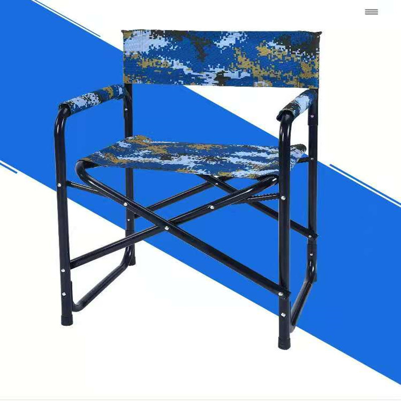 0.5*0.82*0.48m 迷彩折叠椅凳迷彩会议座椅便捷布面扶手椅