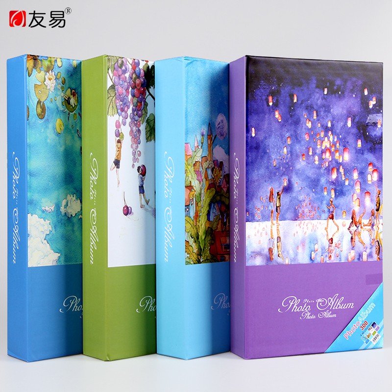 相册影集4R6寸相册300张插页式相薄居家老旧照片相簿过胶塑封 三维工匠高清大图