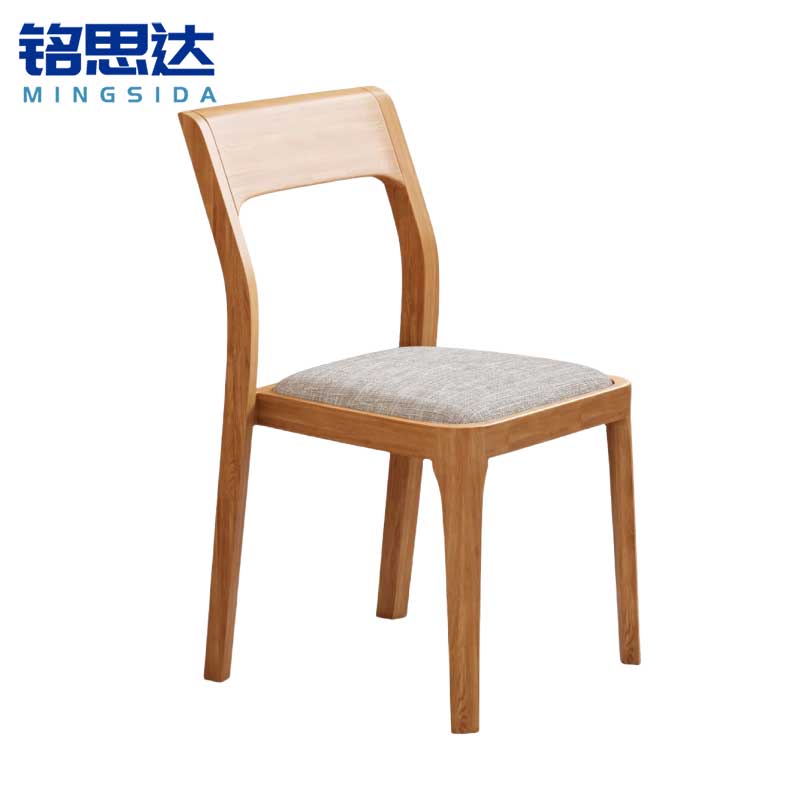 铭思达餐椅实木把高清大图