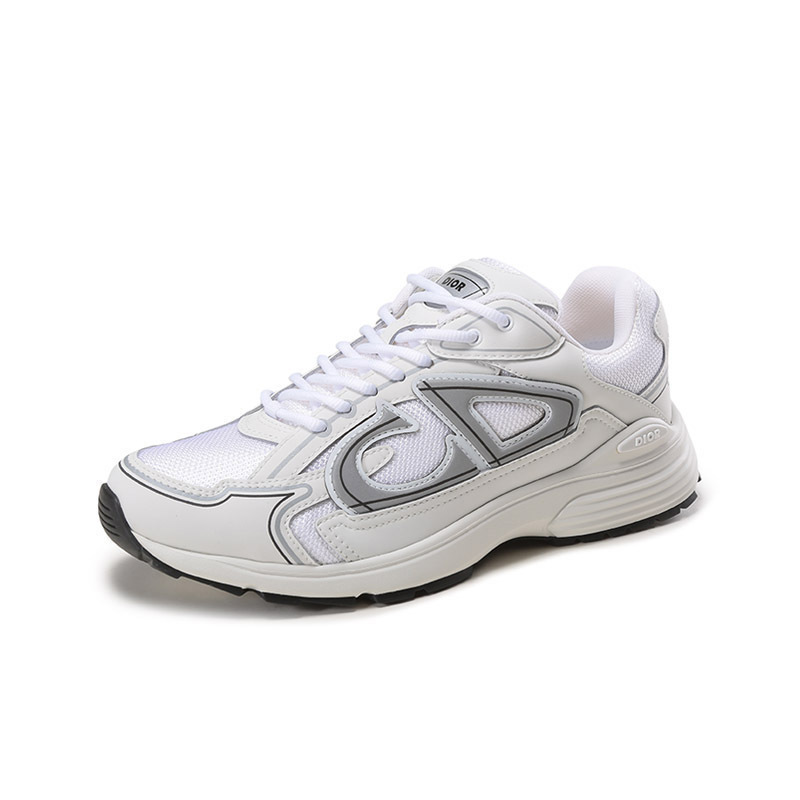 迪奥dior男士b30系列网眼系带休闲运动鞋小白鞋3sn279znd