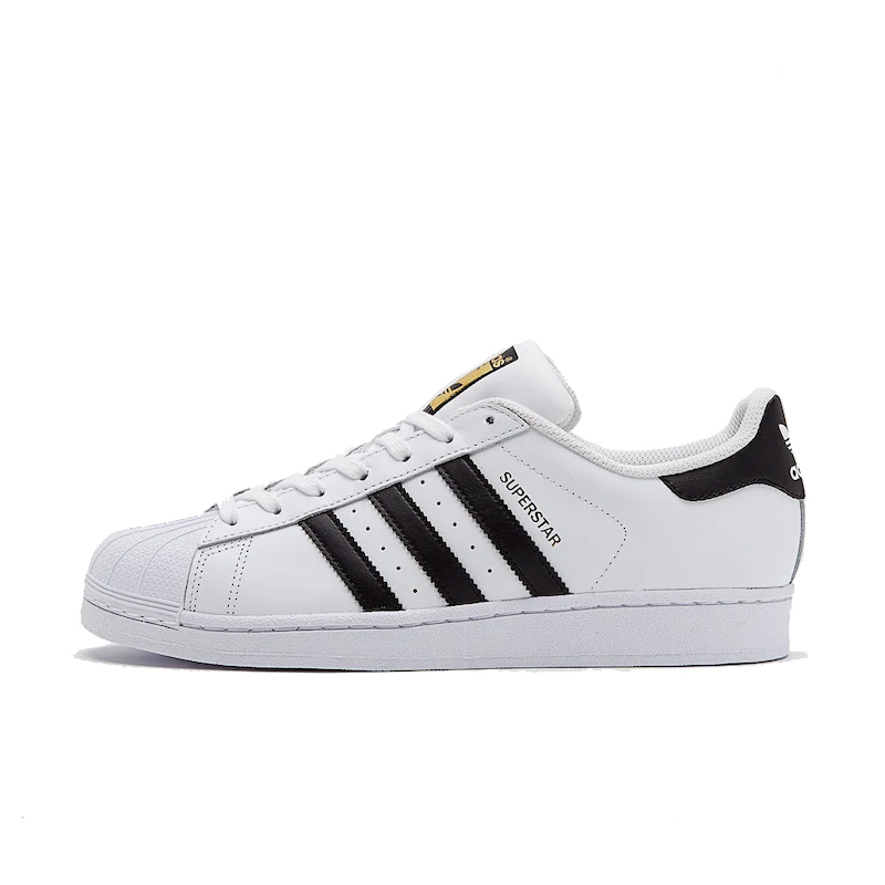 直营阿迪达斯adidasoriginals三叶草superstar情侣款男女通用金标贝壳