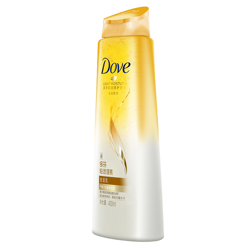 多芬(Dove)洗发水 轻润系列洗发乳 轻活滢亮400ml[联合利华]
