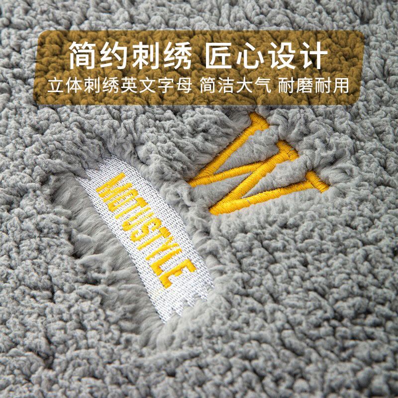 添福运 冬季羊羔绒沙发垫套装防滑沙发坐垫子123组合冬天雪尼尔沙发垫布艺简约北欧沙发套罩巾贵妃定制全包支持定制飘窗坐垫图片