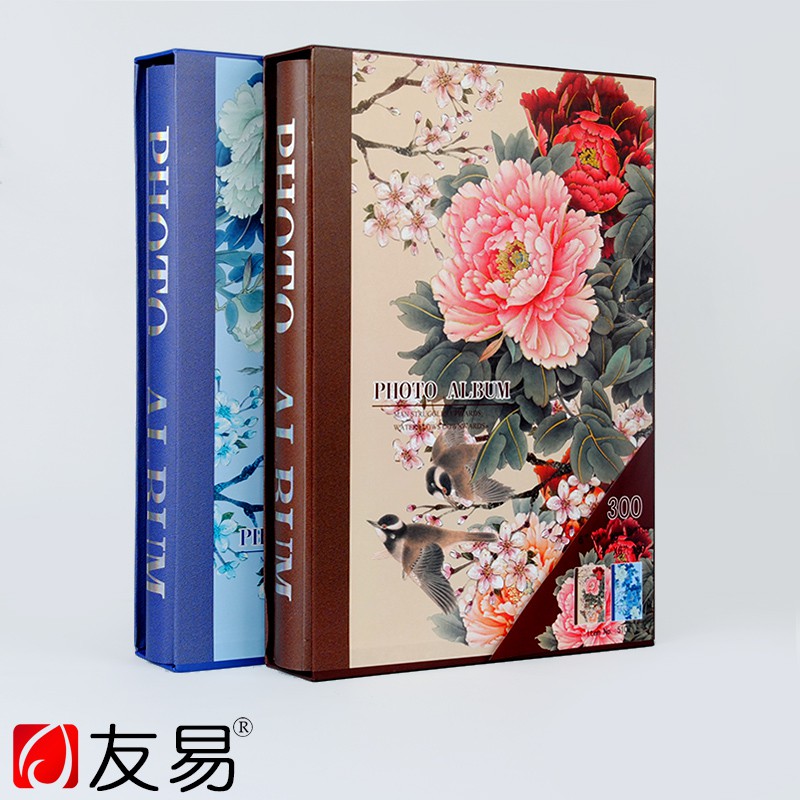 6寸相册300张简约复古大容量相册本插页式家庭影集老照片4r相簿R 三维工匠 9088-建筑中-6寸300张高清大图